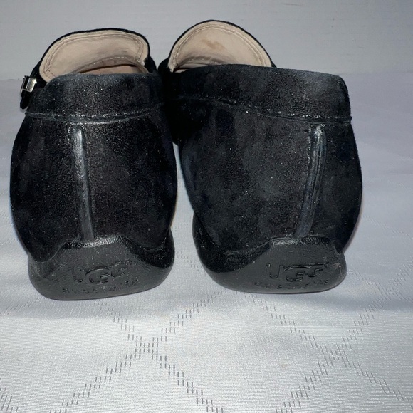 💥💥💥UGG Australia Crawford Women's Black Suede Driving Loafer 5149 Size: 7 - Picture 6 of 10